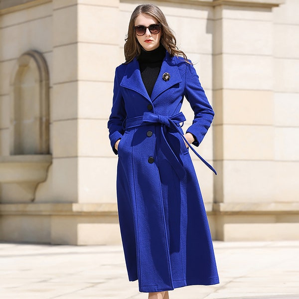 Royal Blue Coat Etsy