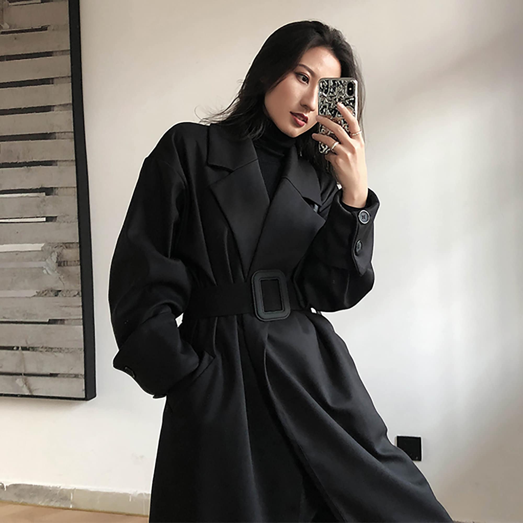 LIDNM（リドム） コート WOOL GABA TIERENCH COAT - コート