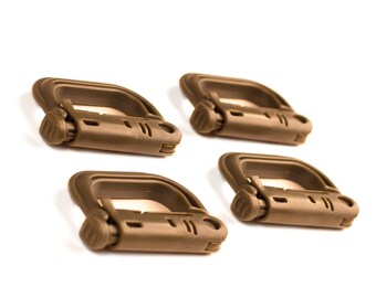 Sniper Grimloc Locking D-Rings - 4 Pack Molle Attachment For Tactical Gear