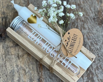 Wedding gift set with wish fulfiller, money gift