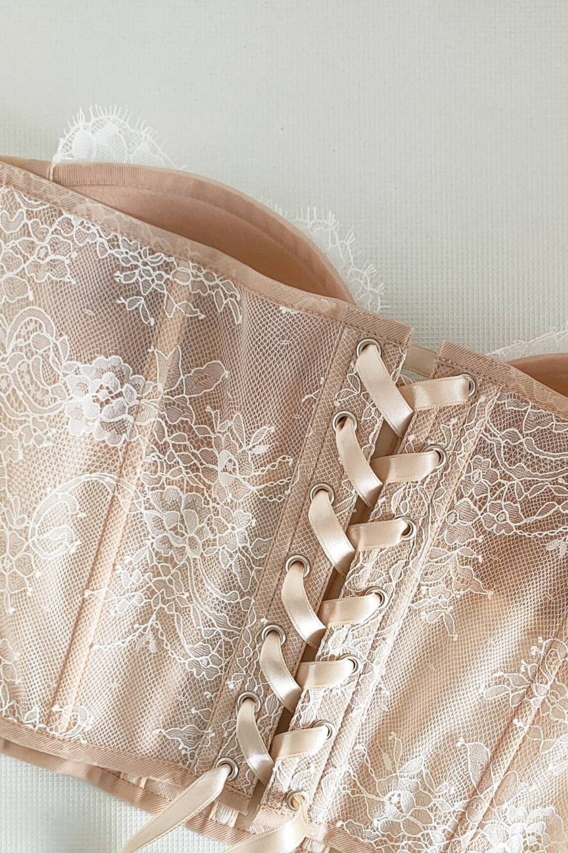 Wedding Corset Handmade Corset Gift for Girlfriend Lace Etsy