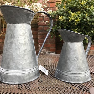 Zinc Metal Decorative Jug/Vase.