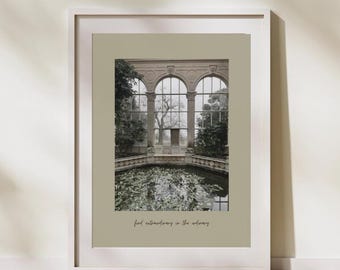Fotografie di Castle Ashby Northampton, poster con citazioni motivazionali, arte murale storica in stile minimalista e neutro, regali per inaugurazione della casa.