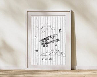 Decorazione murale per la cameretta dei bambini/della cameretta dei bambini. Poster con stampa digitale neutra, arredamento minimalista, regalo per inaugurazione della casa/baby shower.