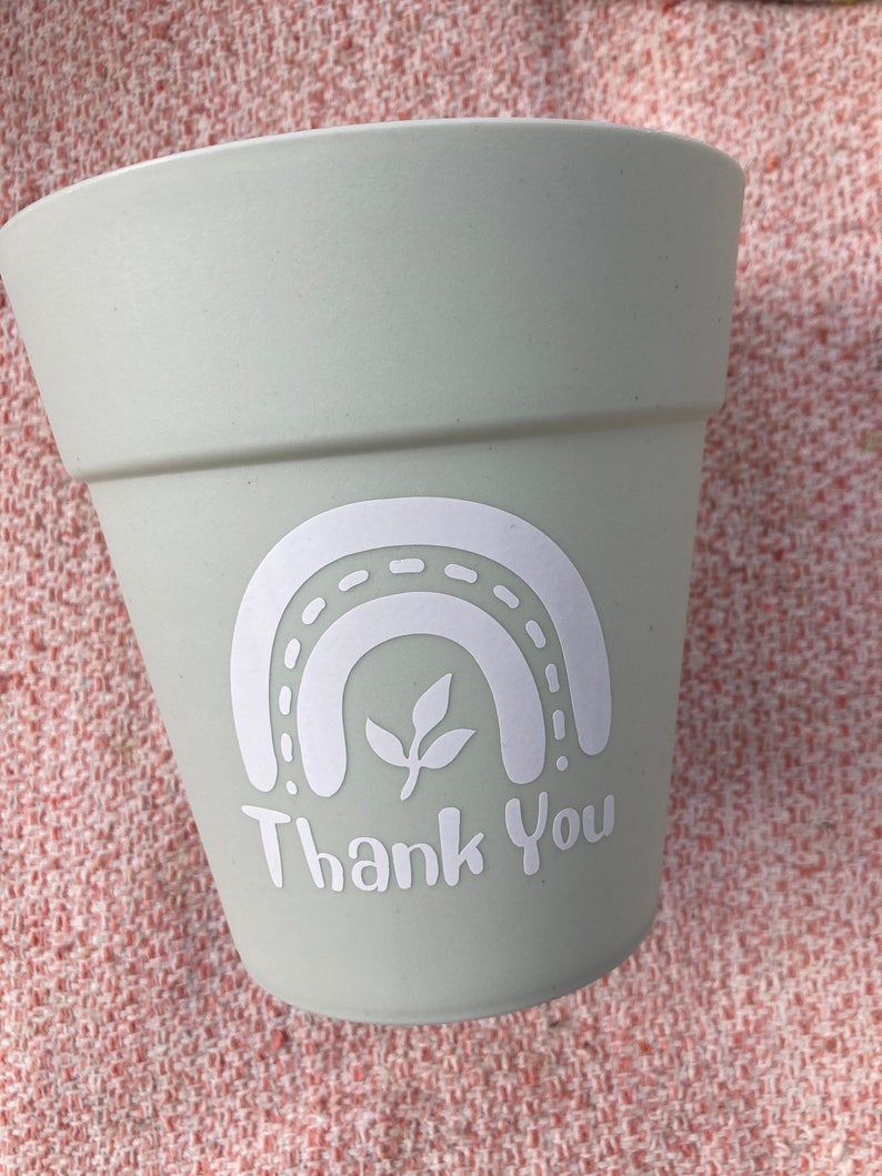 Personalised planter your own message. Plant pot slogan Etsy