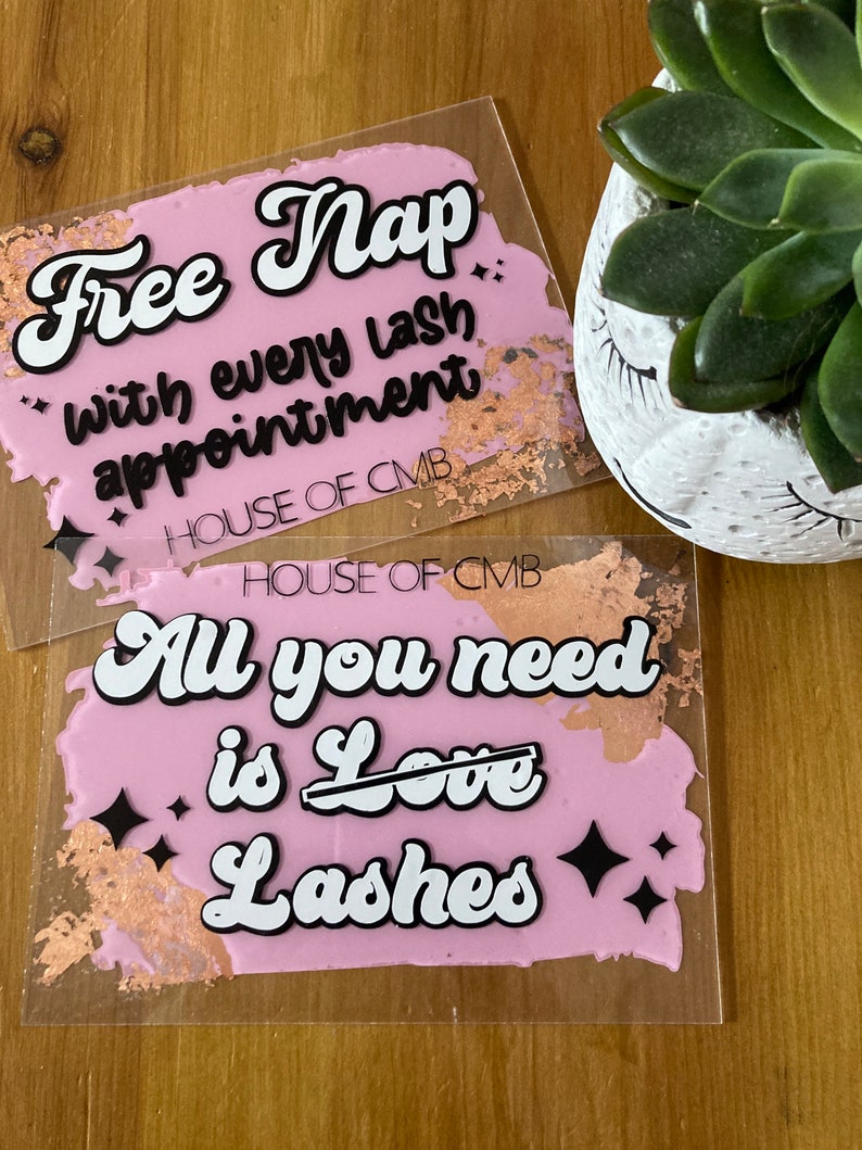 All You Need is Lashes Acrylic Sign. Lash Tech Gift, Lash Tech Shelfie ...