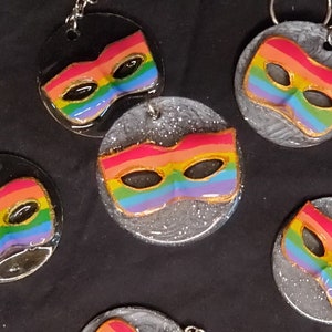 Pride Masquerade Keychain