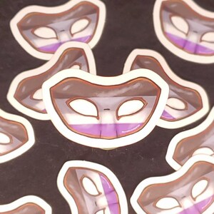 LGBTQ Masquerade Sticker: Ace