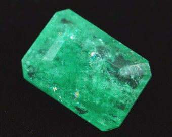 Natural Columbian Emerald 4.60  Cts Emerald Cut Certified Loose Emerald Gemstone Natural Emerald From Columbian With Nice Gift