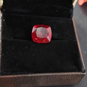 Natural Red Ruby Flawless 21 Ct Cushion Cut GIE Certified Loose Gemstone For Pendant Size