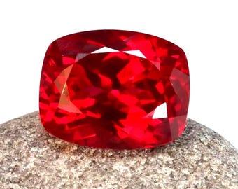 Rubino Rosso Intenso Certificato Naturale Mogok 6x6 Mm Taglio - Foto 5