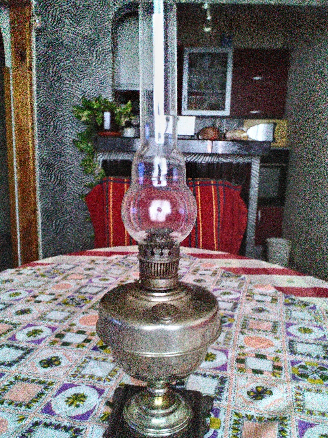 Vintage Gas Lamp Antique Wall Petroleum Lamp Glass Oil Lamp Etsy