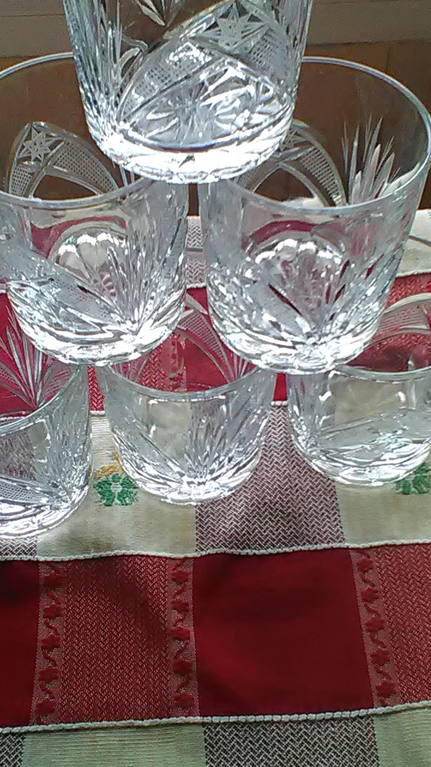 Crystal lead crystal glasses Glasses for alcoholic and Etsy