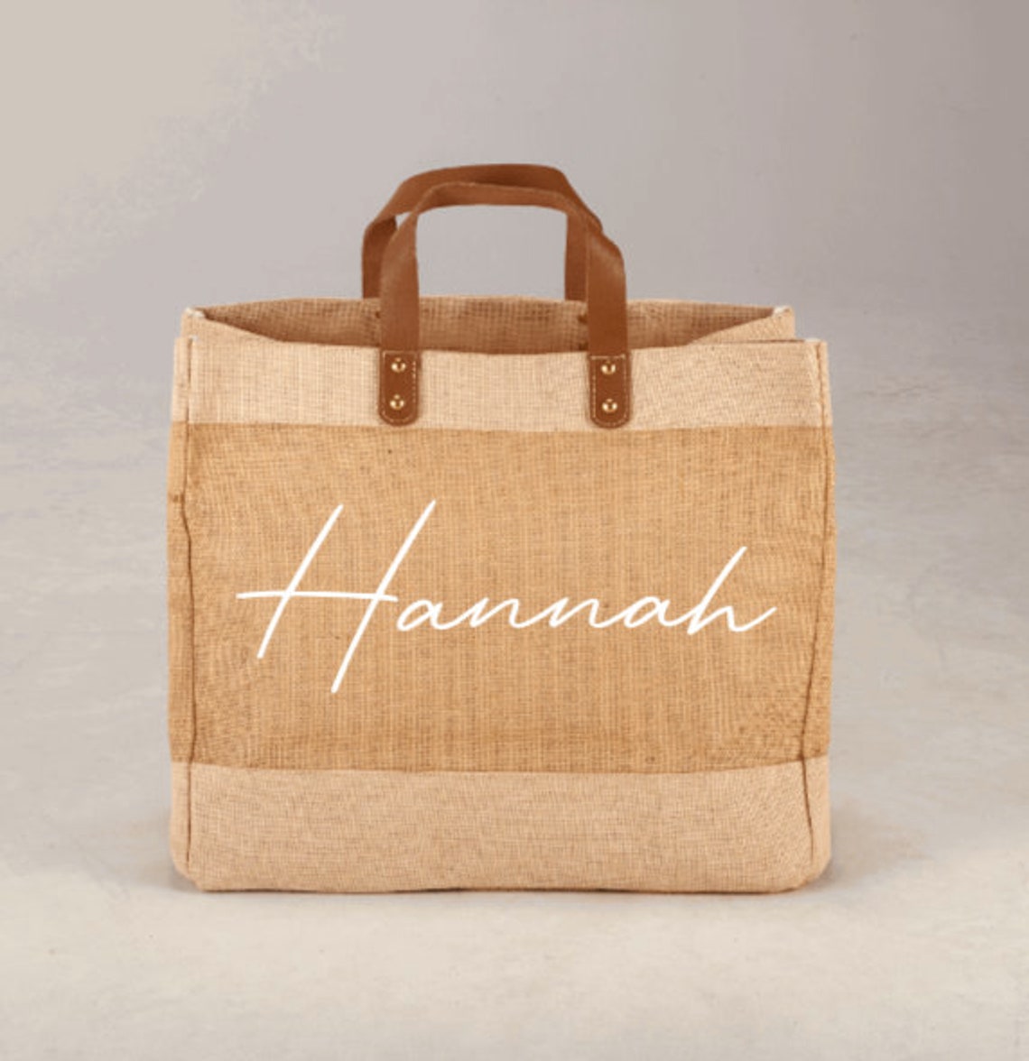 Personalised Jute Bag Etsy