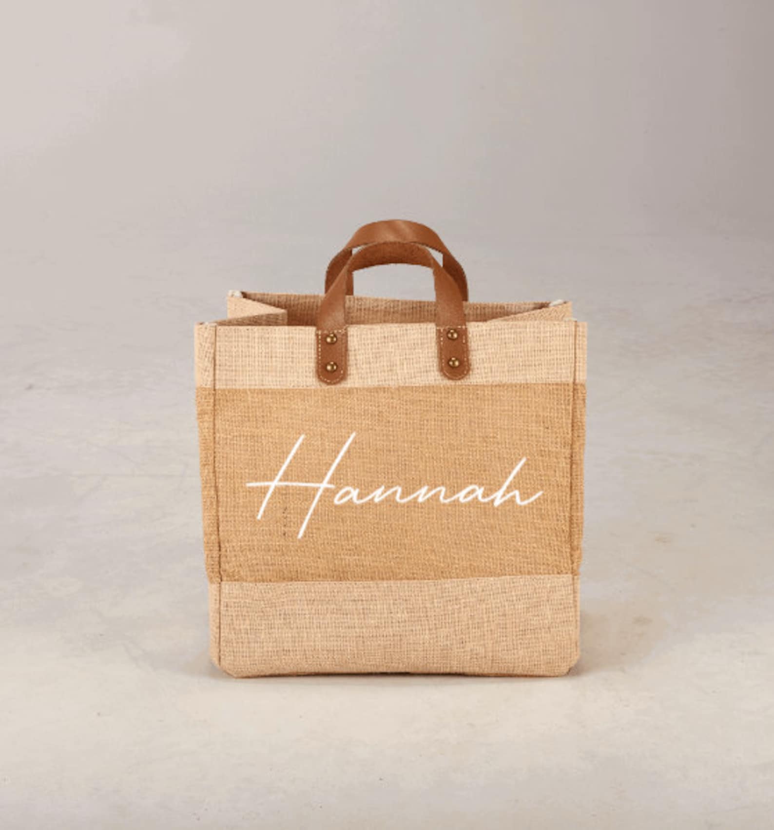 Personalised Jute Bag Etsy