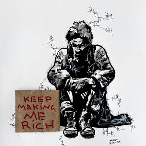 "Original Malerei ""Keep Making Me Rich"""
