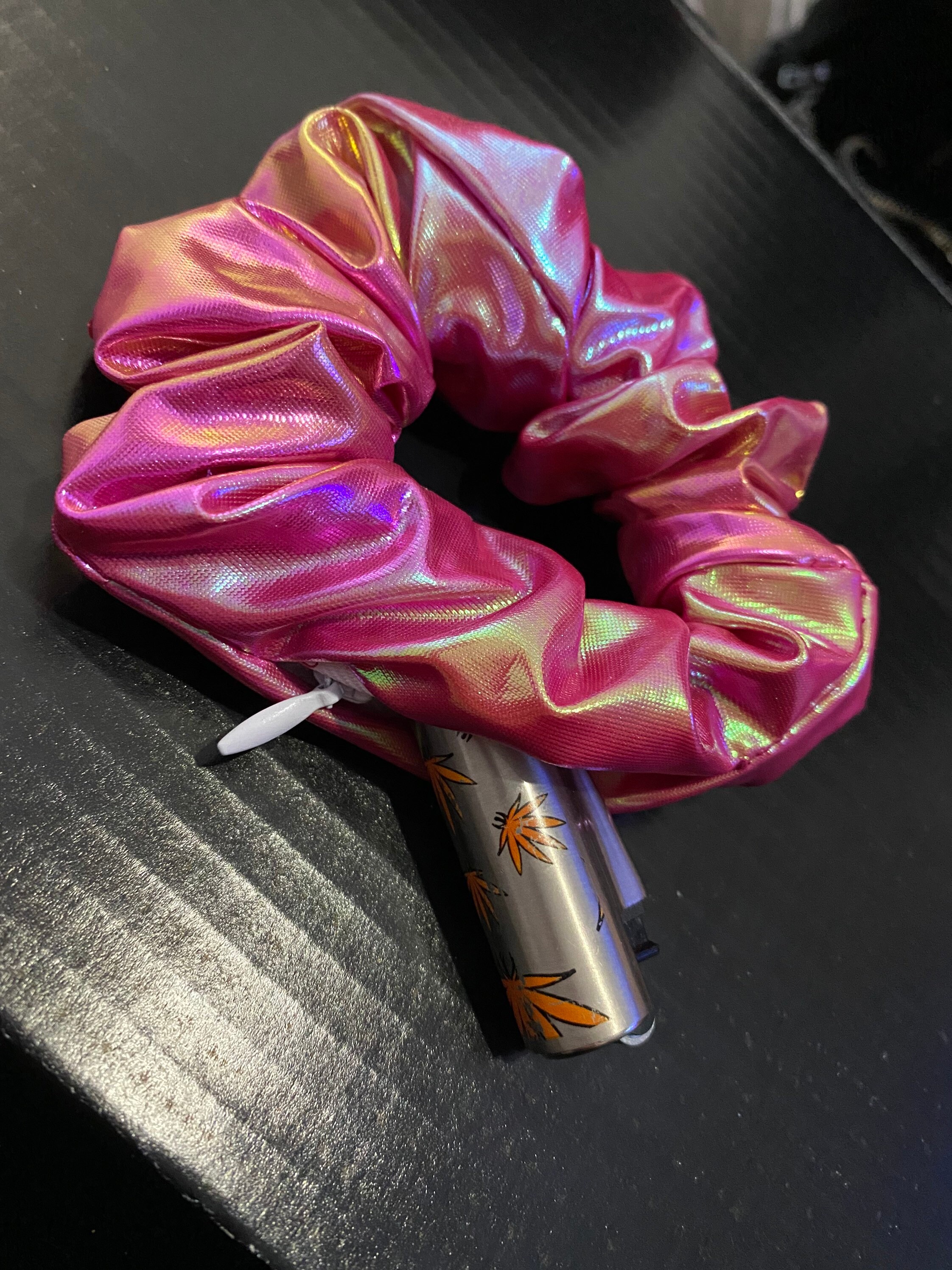 Zip Up Scrunchie Zipper Scrunchies Pocket Scrunchie Zip Etsy