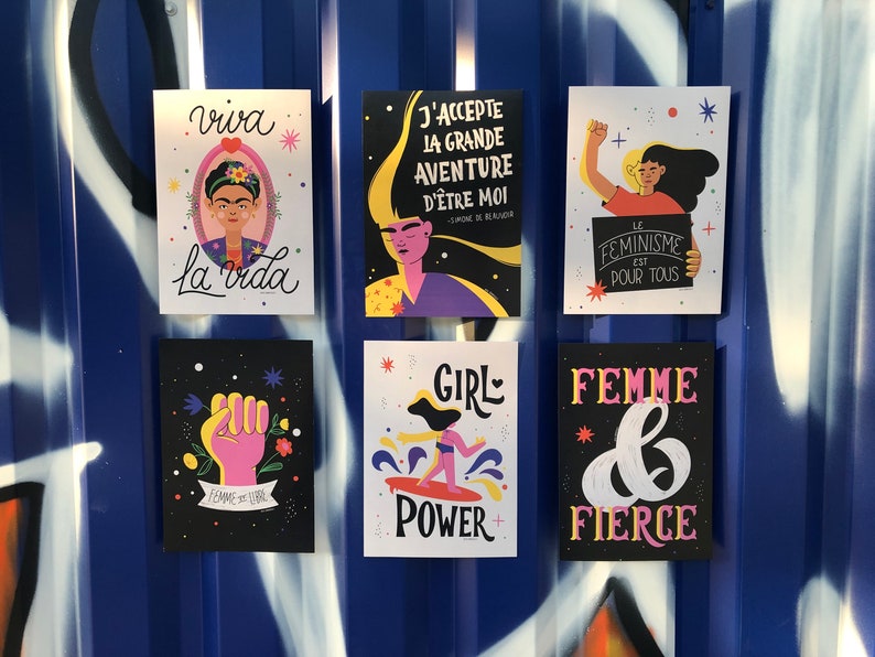 blackandcolorstudios – Poster A4 GIRL POWER – Feminist collection blackandcolorstudios – Poster A4 GIRL POWER – Feminist collection