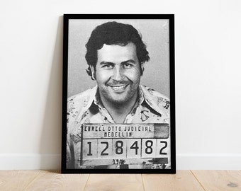 Personnage Légende Affiches Et Impressions Peinture Mur Art Toile Décoration Murale 40X50 Cm(Hj3713) Pablo Escobar JMHomeDecor Pablo Escobar