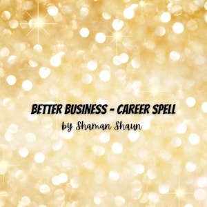 Better Business - Carrière Succes Spell / Bestelling voltooid binnen 24 uur