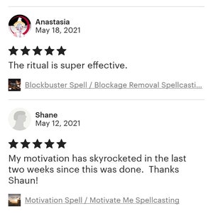 May include: A screenshot of Etsy item reviews. The reviews include customer testimonials with star ratings and dates. The reviews mention positive results and satisfaction with the product.