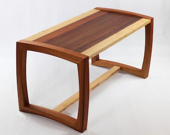 Table basse en bois massif 96 x 50 cm