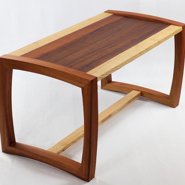 Table basse en bois massif 96 x 50 cm