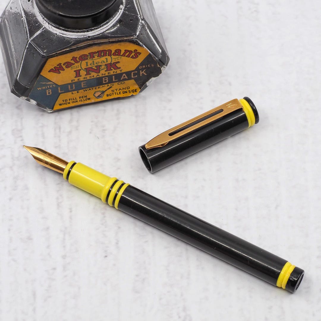 Stylo Plume Waterman Vintage En tat De Fonctionnement Etsy France