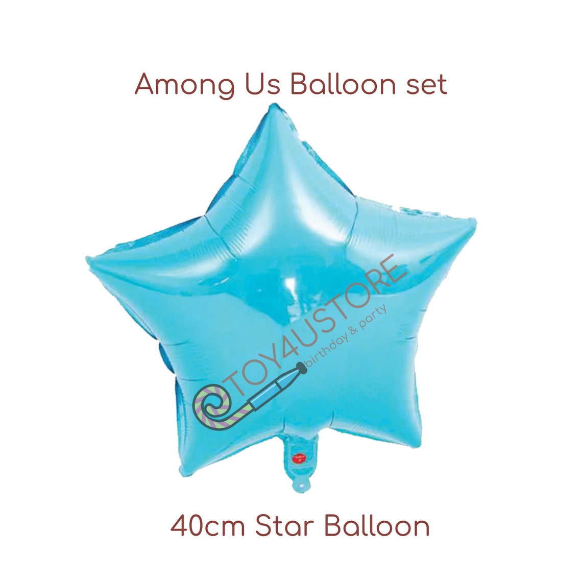 Among Us Foil Balloons for Kids Birthday Party Decoration Etsy UK