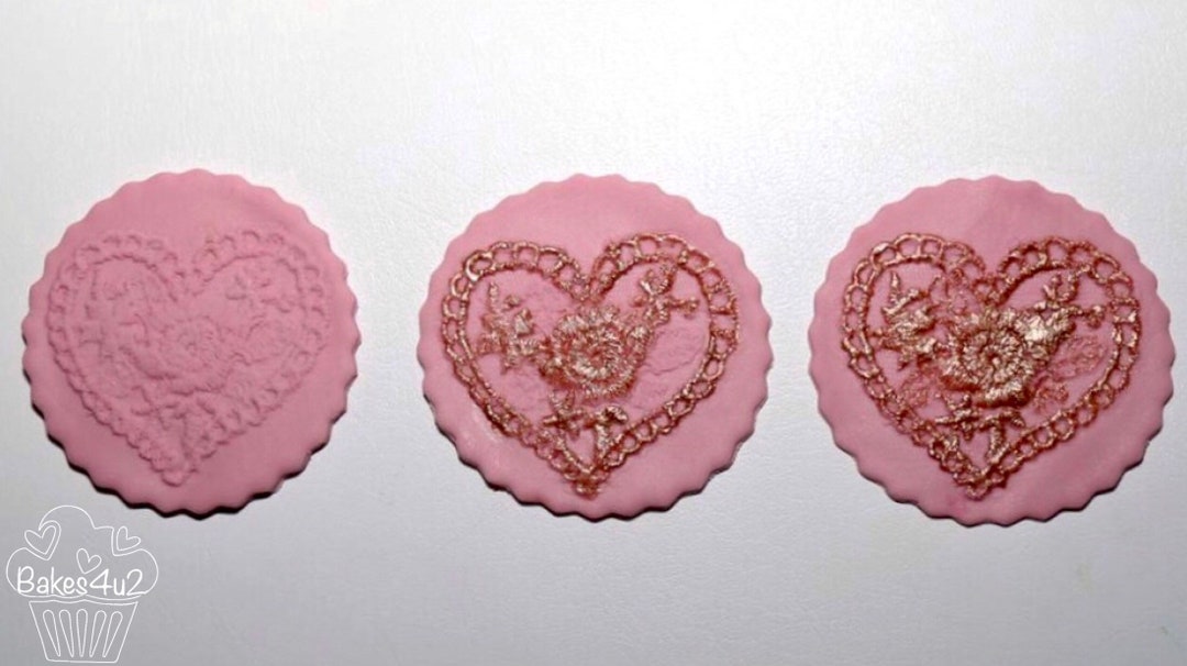 Lace Embosser Love Heart Embosser Wedding Embosser Etsy