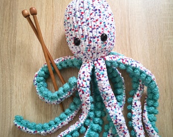 Charlie the Octopus Knitting Pattern (2 patterns in 1!)