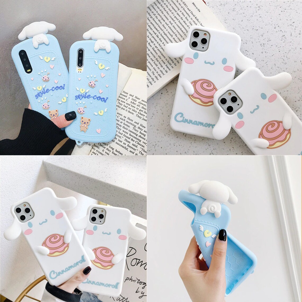 Sanrio Cinnamoroll Cute Soft Phone Case For iPhone/Samsung 12 Etsy