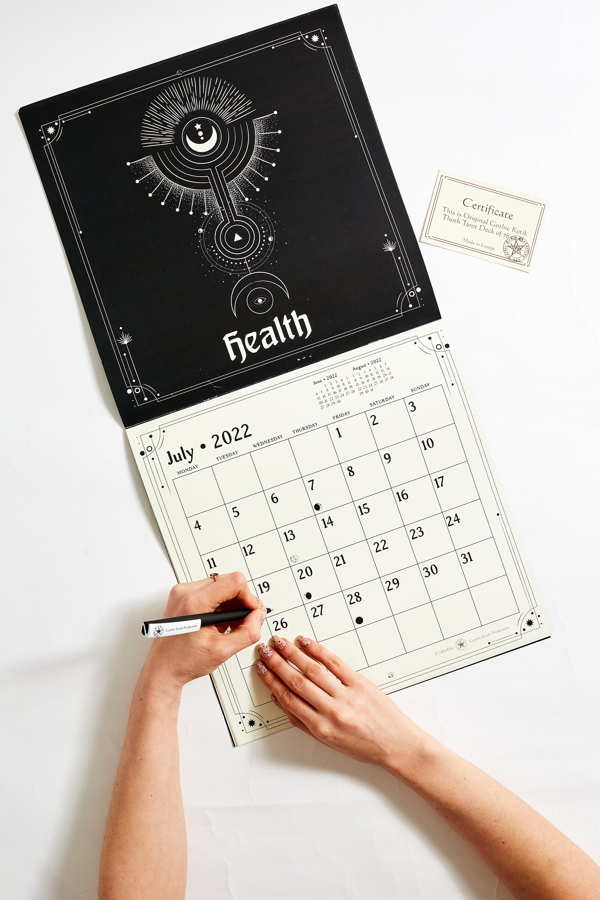 Tarot Calendar for 2022 Symbols of the Avesta Tarot reading Etsy