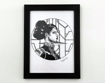 Poster Mel - Arcane - Cadre et Eindruck A5