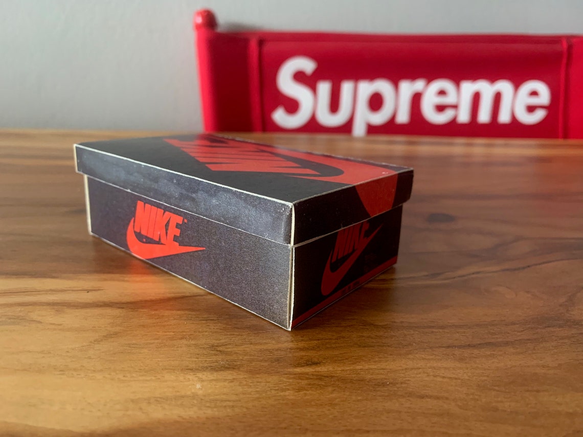 Miniature Nike Jordan 1 Boxes Assembly Required Set of 10 Etsy