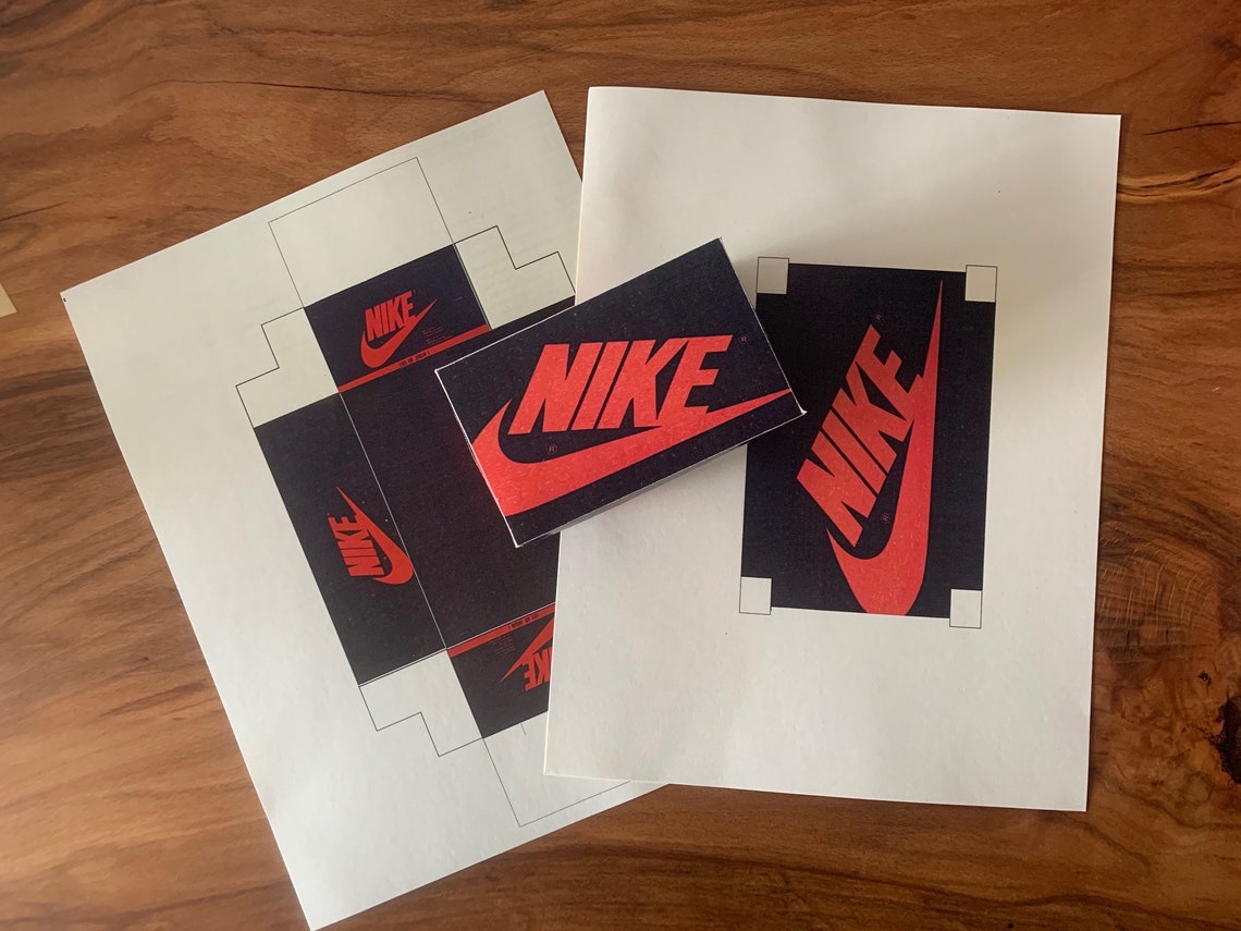  Mini Nike Shoe Box Template 
