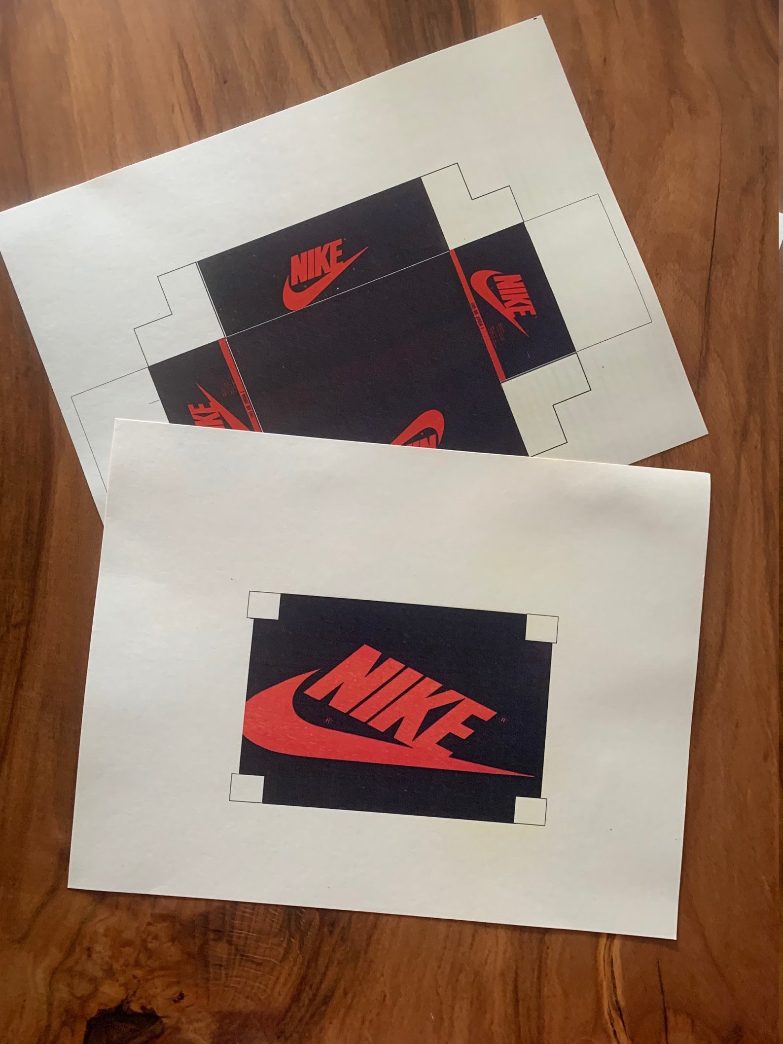 Miniature Nike Jordan 1 Boxes Assembly Required Set of 10 Etsy