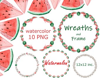Download Watermelon Frame Etsy