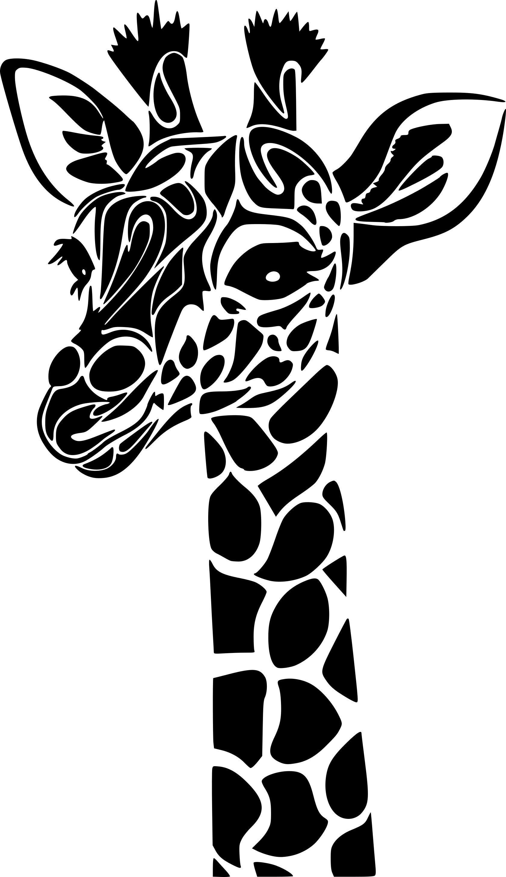 Giraffe SVG, Giraffe Svg File, Baby Giraffe Safari Girl SVG for Cricut