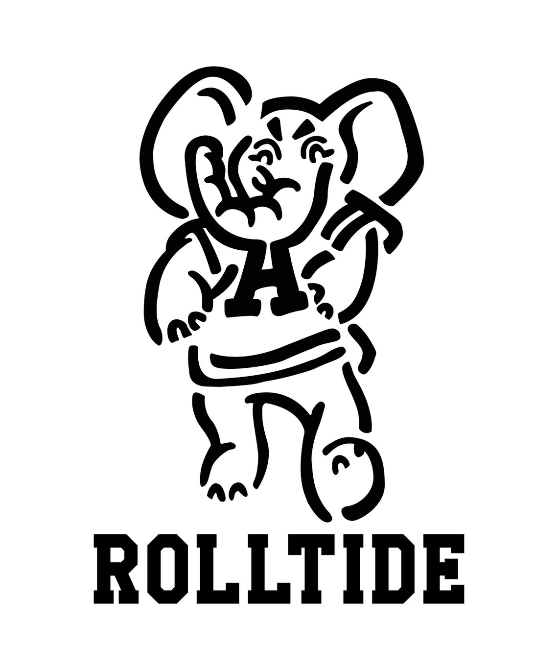 Alabama SVG Alabama State Roll Tide SVG Alabama A SVG Etsy