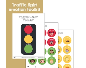 Traffic Light Toolkit | Emotional Learning | Calming Techniques | Emotional Regulation Resource