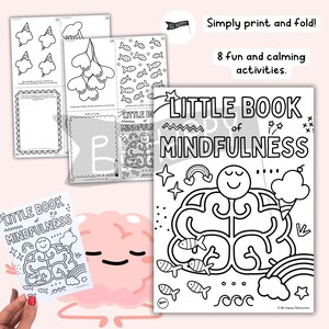 Little Book of Mindfulness | 8 Fun Pocket Sized Calming Activities | Print and Fold!