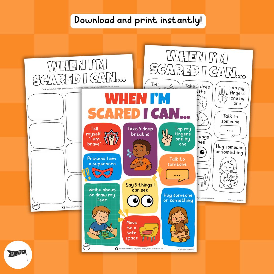Emotional Self Regulation Pack for Kids | Posters, Colouring Sheets and ...