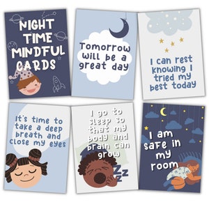 Mindful Sleep Cards | Night Time Affirmation Cards
