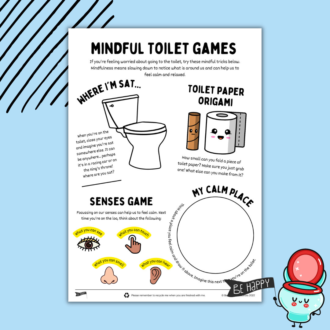Toilet Anxiety Resource Pack Help Children With Toilet Etsy