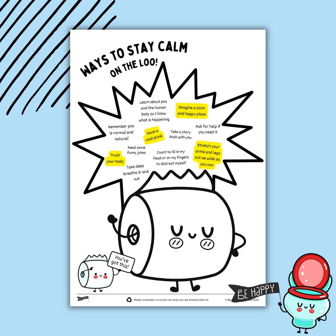 Toilet Anxiety Resource Pack Help Children With Toilet Etsy