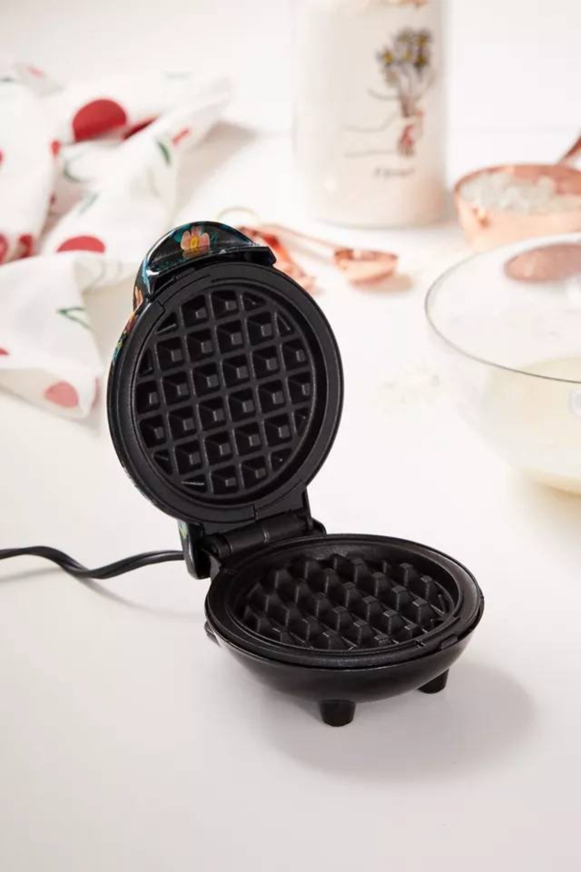 Pro Waffle Maker Ironsingle Heart Shape With Nonstick Etsy UK