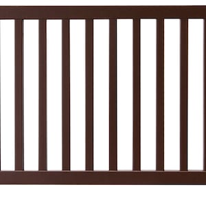 Verstellbares Mahagoniholz-Haustiertor - 20 Zoll hohes freistehendes Tor, handgefertigt in den USA, von Amish gebaut