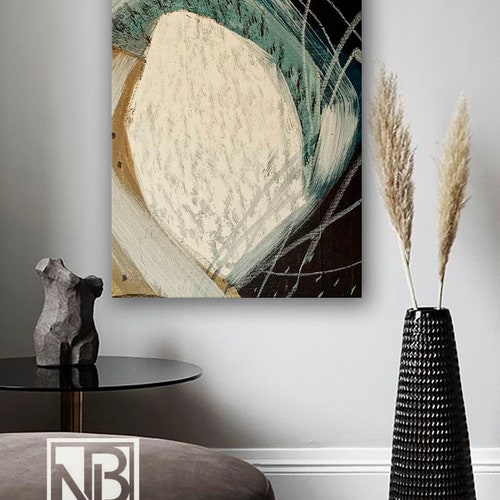 Large abstract original art for walls with texture shops art loft black and white art manimalism scandinavian art boho abstract painting art walls