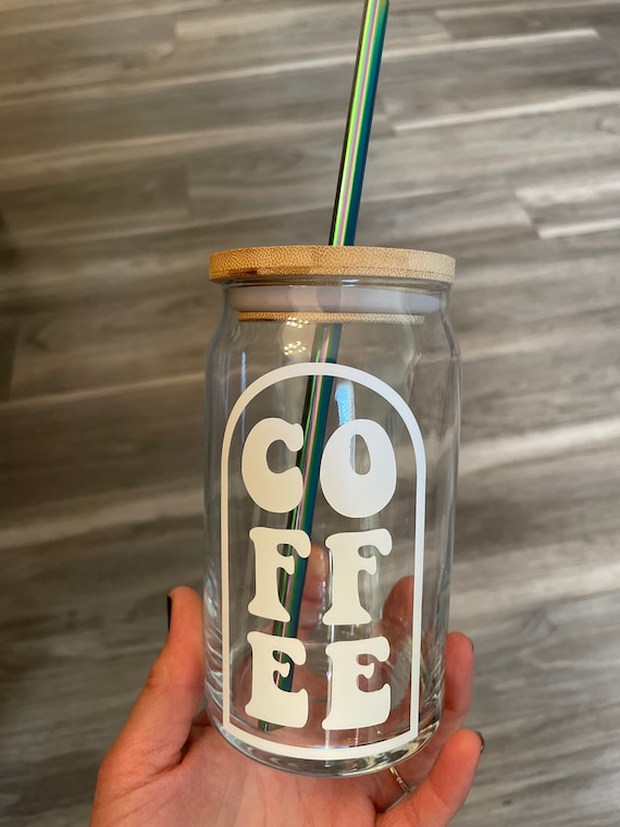 Coffee beer can glass